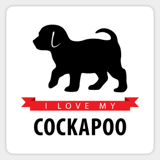 I Love My Cockapoo Sticker